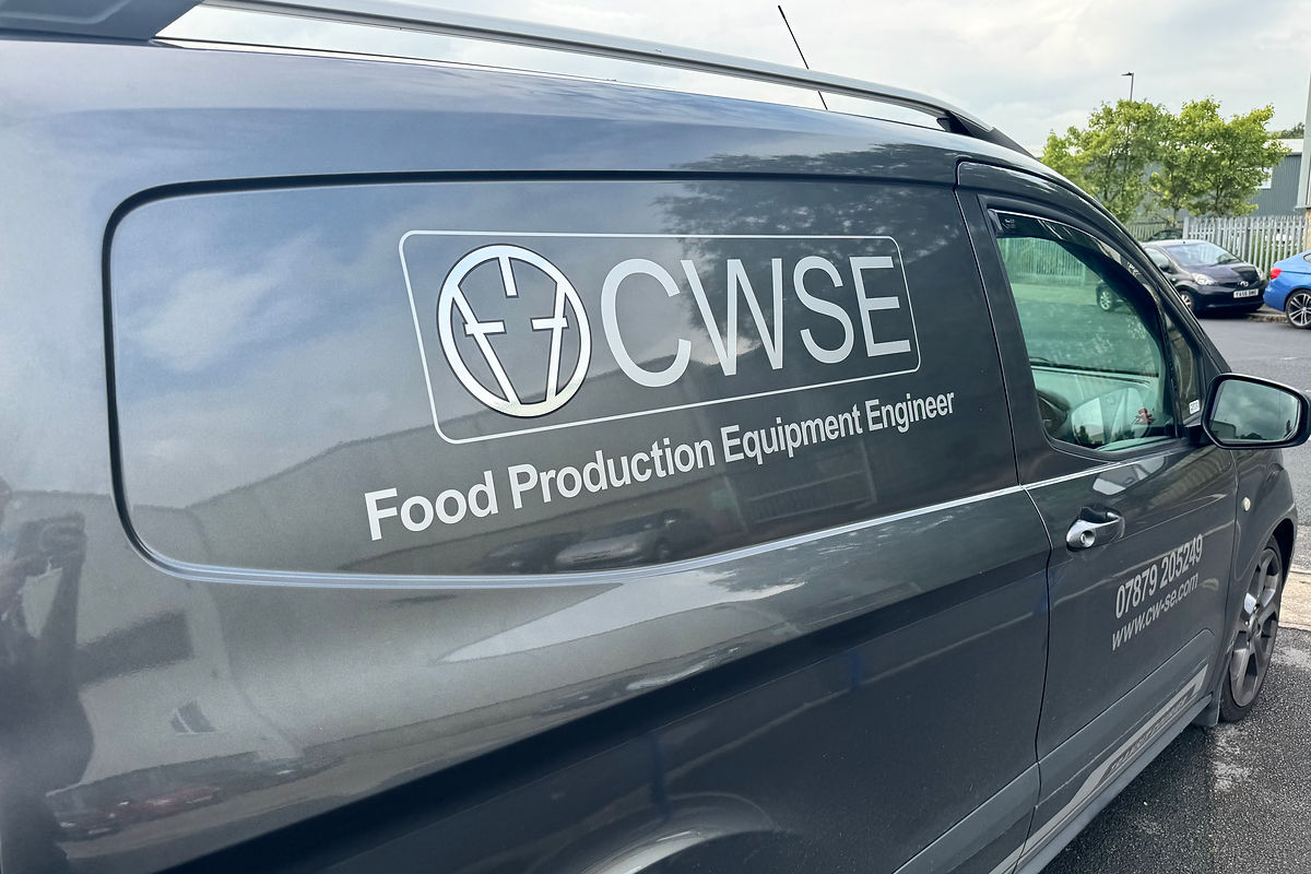 CWSE branded service van for on-site engineering